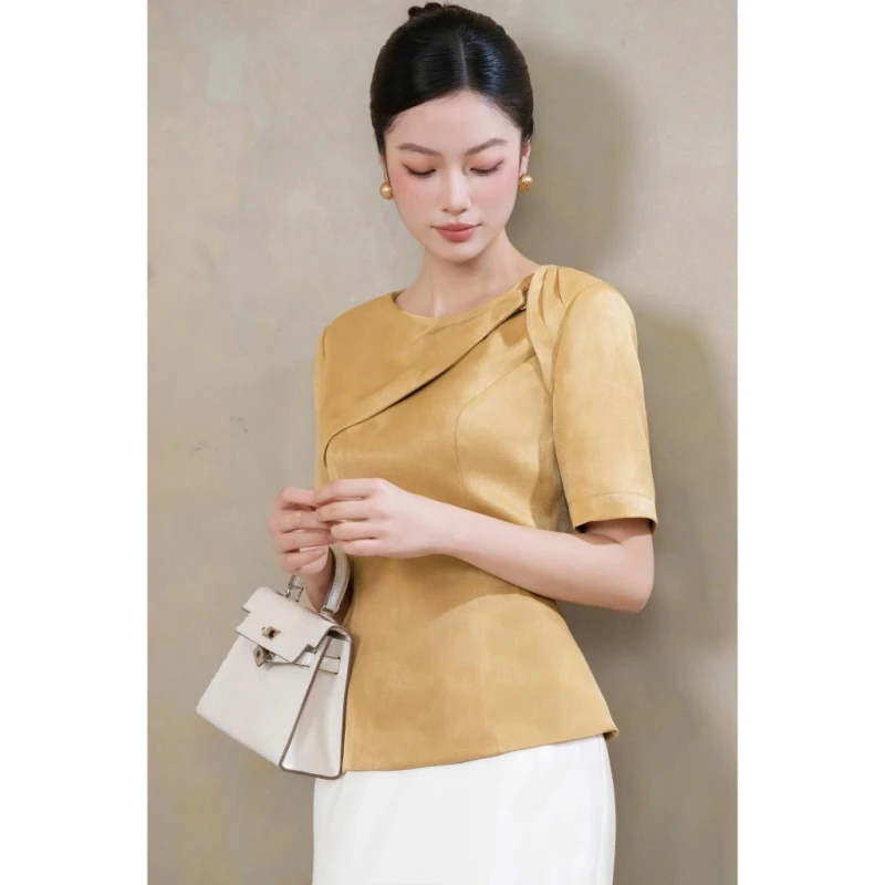Áo peplum ngực bong
