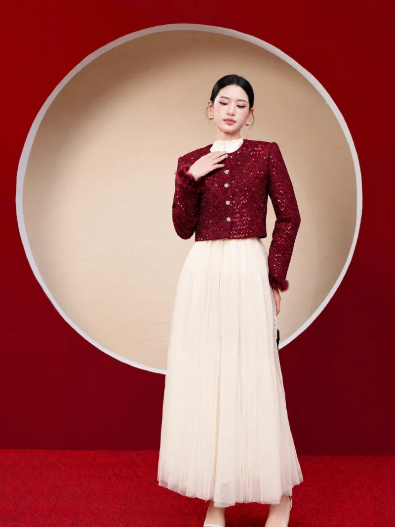 Áo dạ kim sa