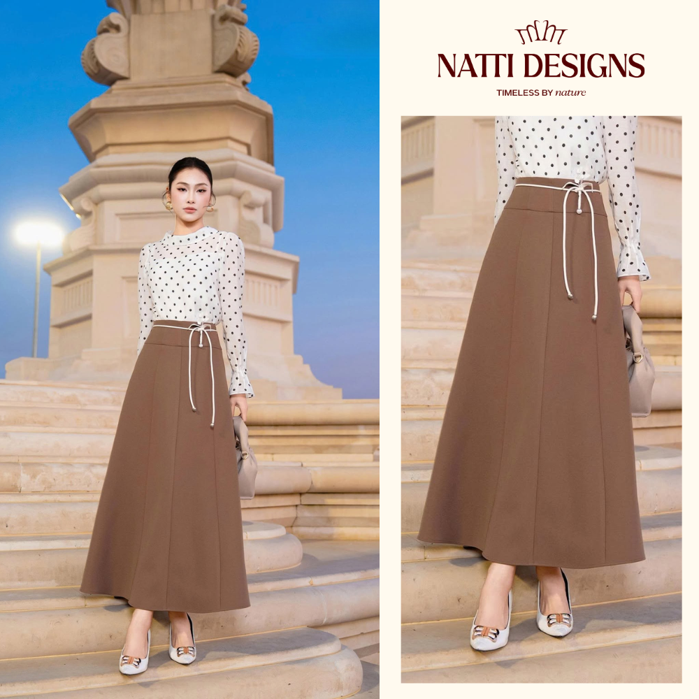 Chân Váy Dài Chữ A Natti Designs: Tuyệt Tác Thời Trang Thanh Lịch Và Sang Trọng