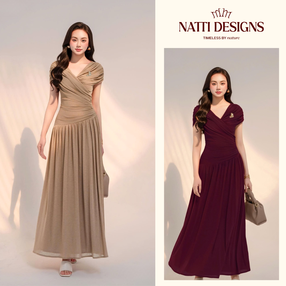 Váy Thiết Kế Sang Trọng Cho Quý Cô Hiện Đại | Natti Designs